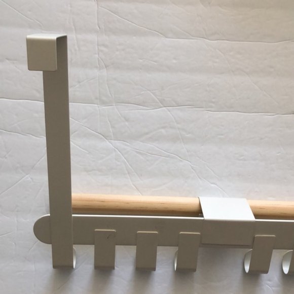 Squared Away Over-the-Door Accessory Organizer in Blond/Coconut Milk - Picture 7 of 9